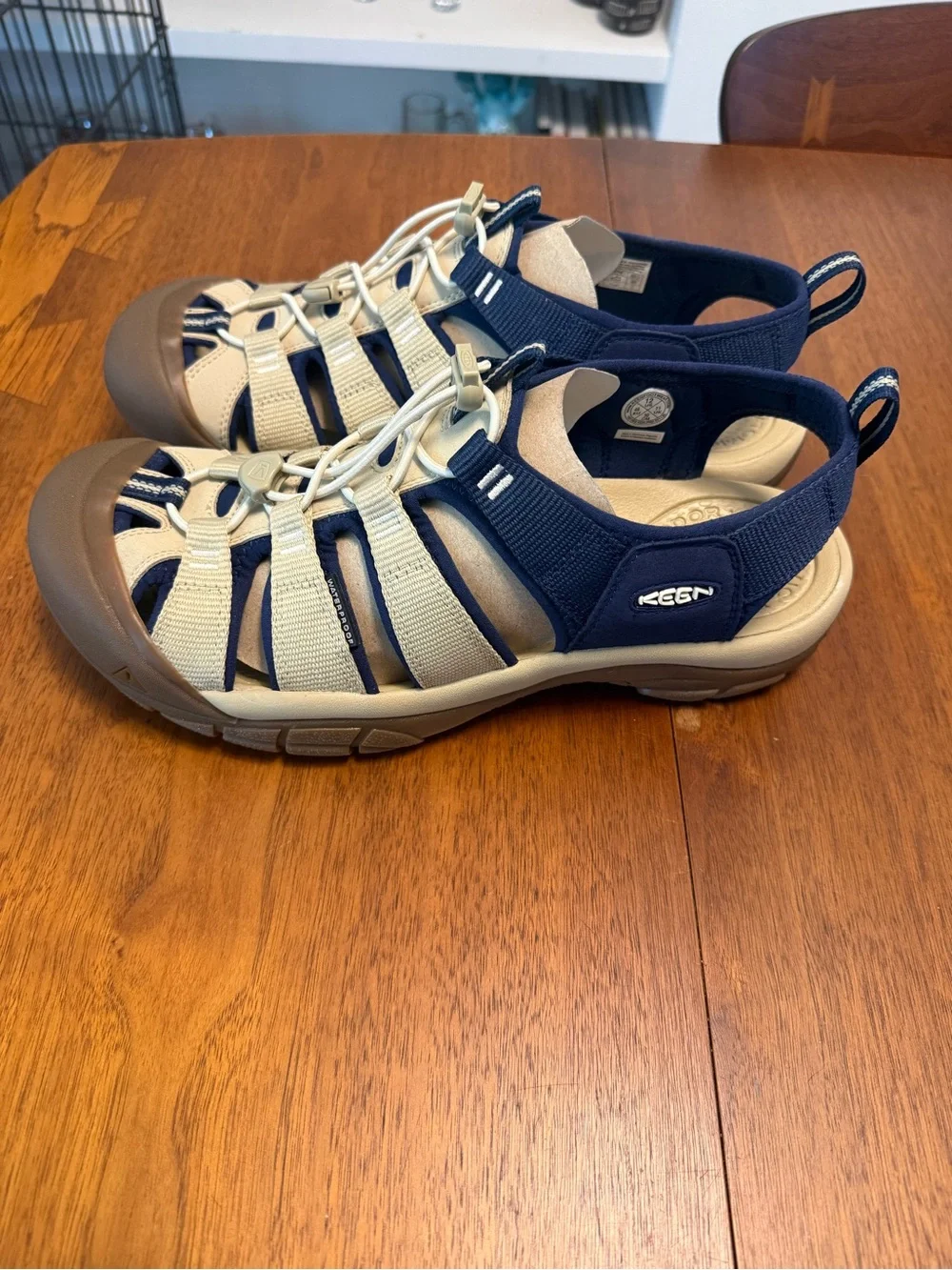 KEEN Newport H2 Men’s Navy and Tan Sandal Shoe